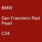 Preview: BMW, San Francisco Red Pearl, C34.